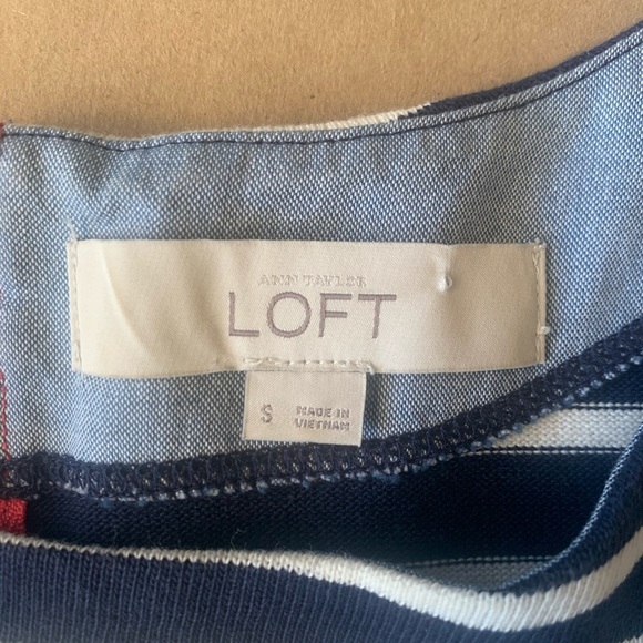 17. Ann Taylor Loft striped dress - Picture 3 of 7